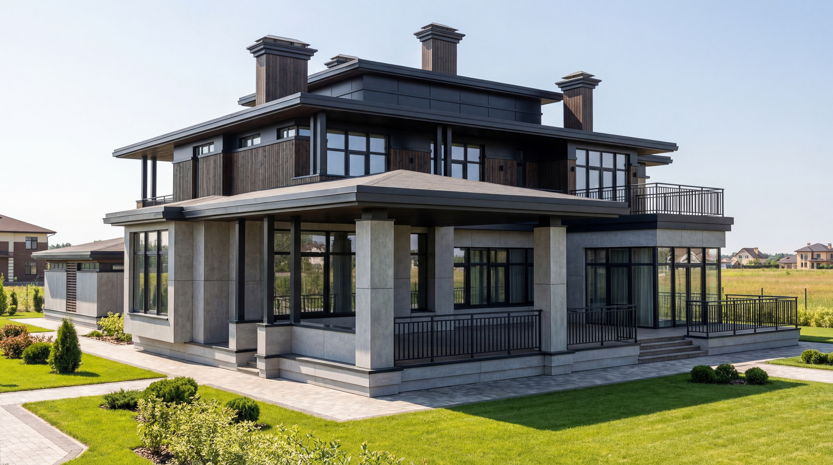 Дома в стиле Райт — фото 6